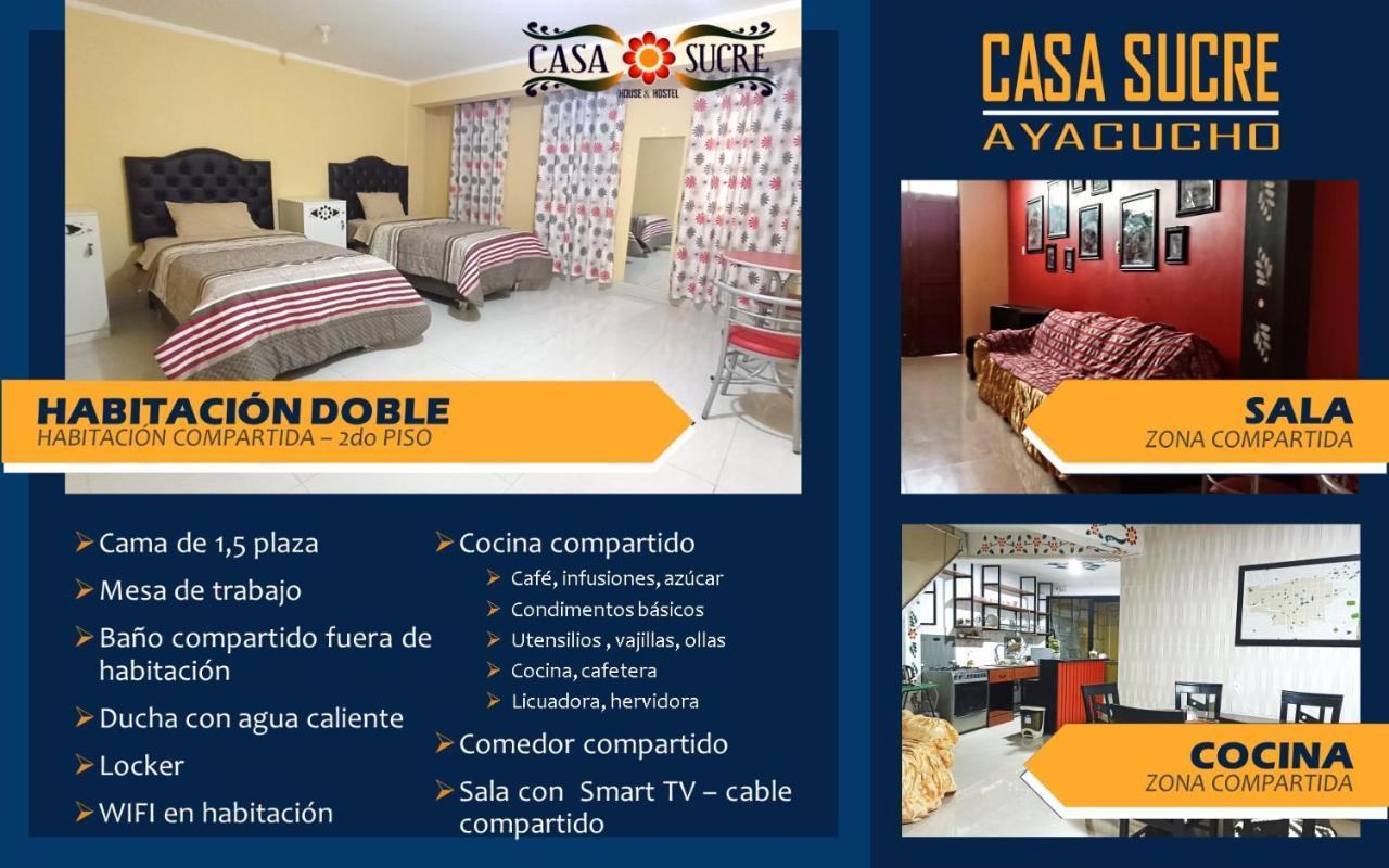 Casa Sucre Hostel Ayacucho Exteriör bild