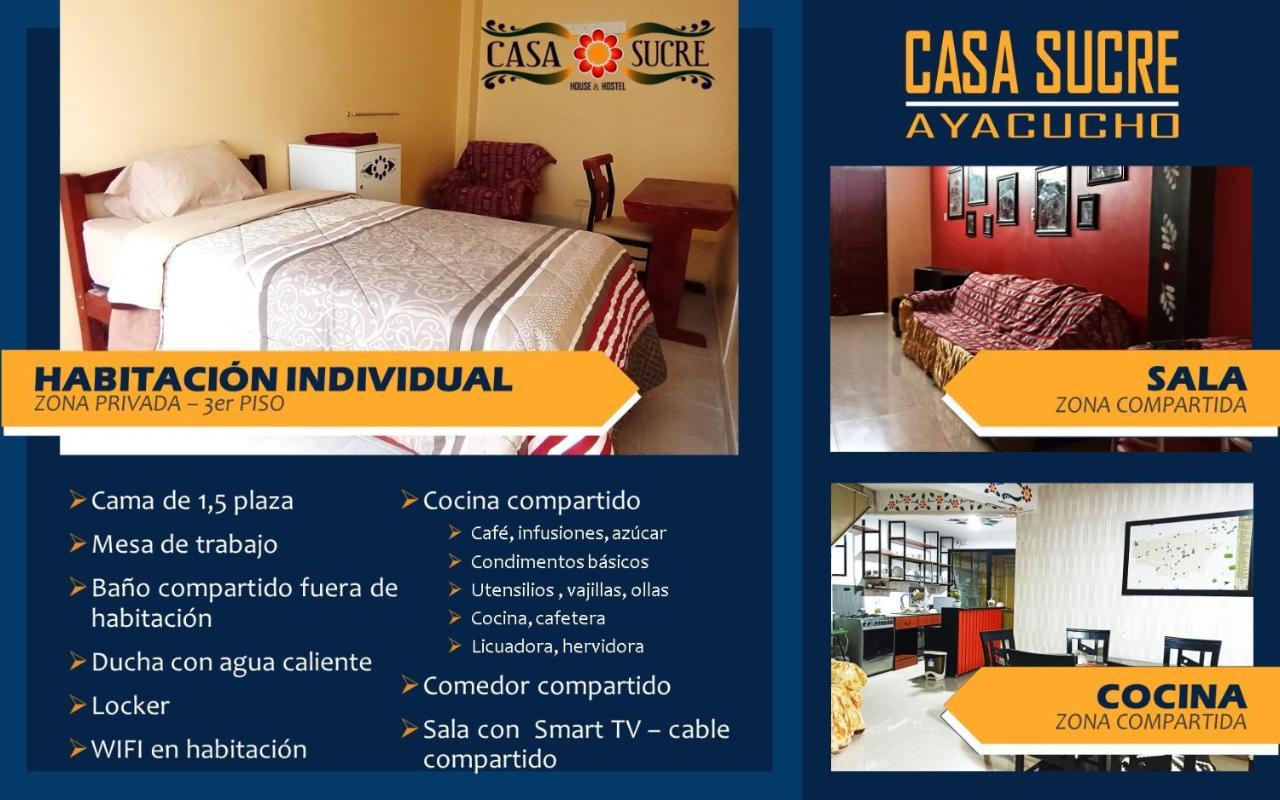 Casa Sucre Hostel Ayacucho Exteriör bild
